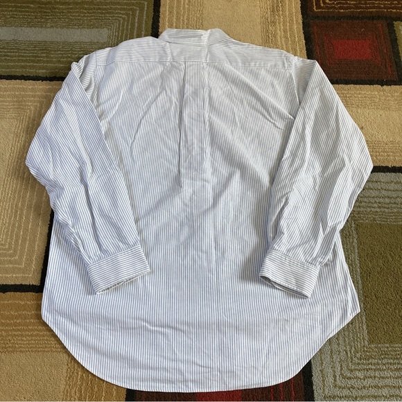 Ralph Lauren Classic Fit Button Down Striped Long Sleeve Shirt Men's Sz 16 34/35 - Picture 5 of 9